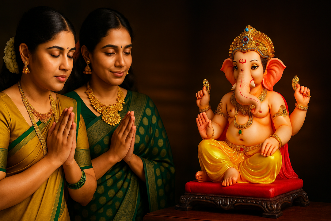 Vinayagar Chaturthi Special: Saree & Jewellery Pairings for a Perfect Festive Look