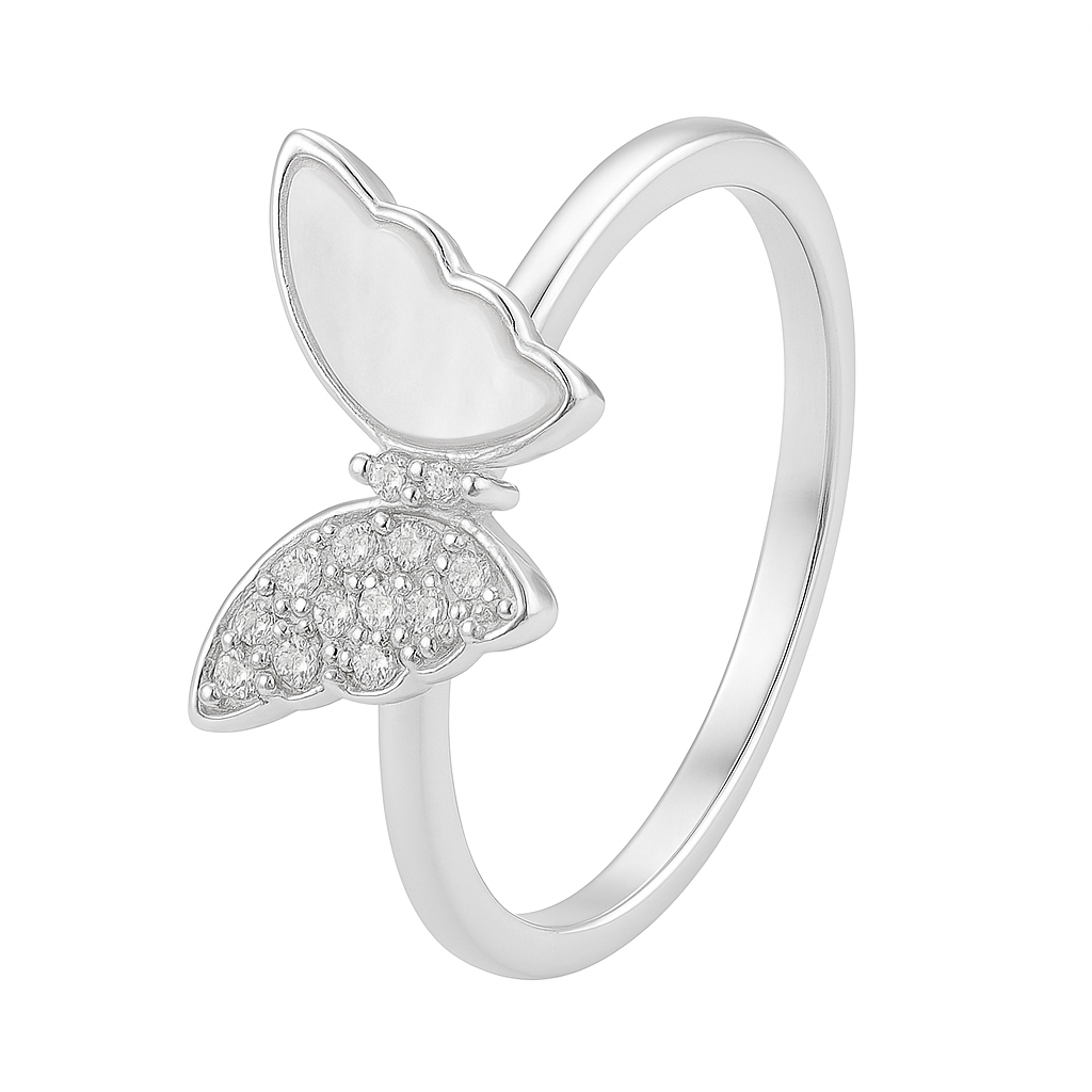 Elegant Butterfly Adjustable Finger Ring