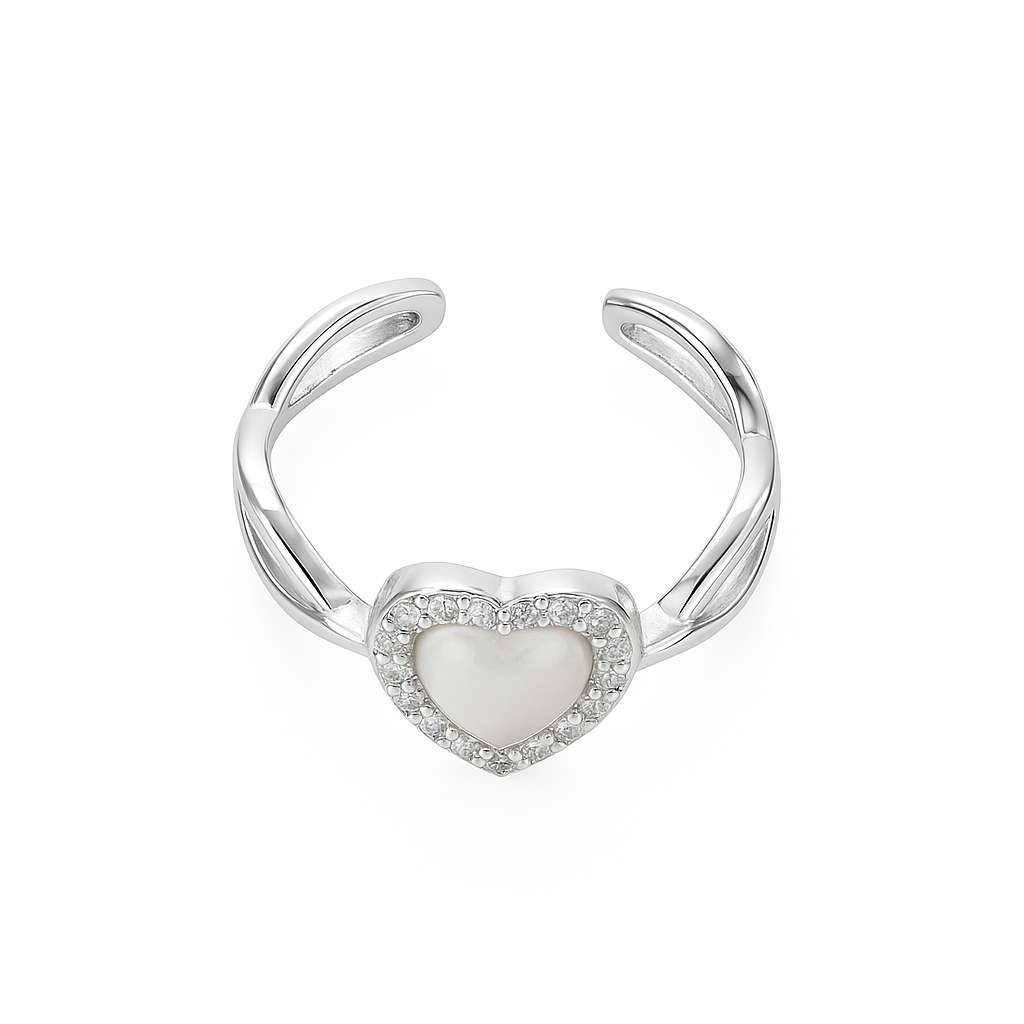 Heart Adjustable Finger Ring
