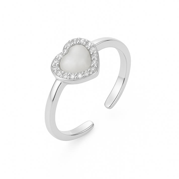 Heart Adjustable Finger Ring